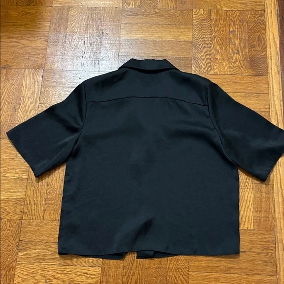 Wilfred Cropped Silk Blouse - Picture 3 of 5